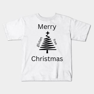 Merry Gluten-Free Christmas Tree Kids T-Shirt